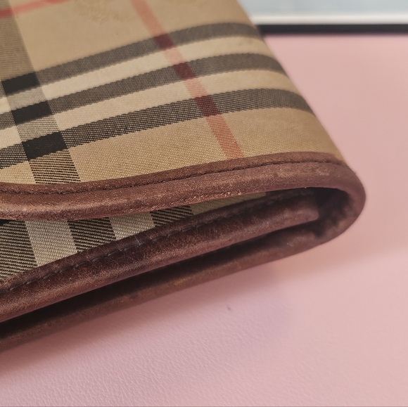 💼Burberrys Portfolio Document Case Nova Check Clutch Bag 🧳 - Picture 13 of 16